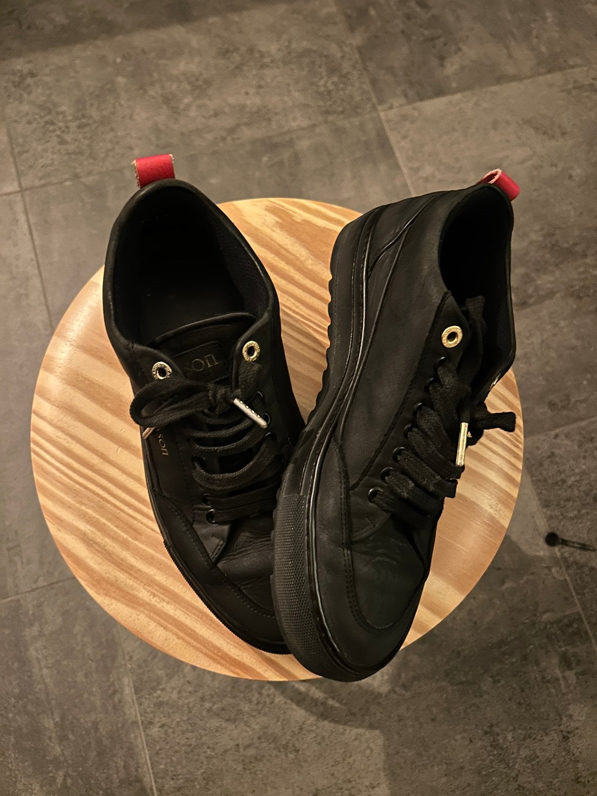 Mason Garments Heren Sneakers Zwart - Maat 42, Ophalen of Verzenden, Zo goed als nieuw, Zwart, Sneakers of Gympen