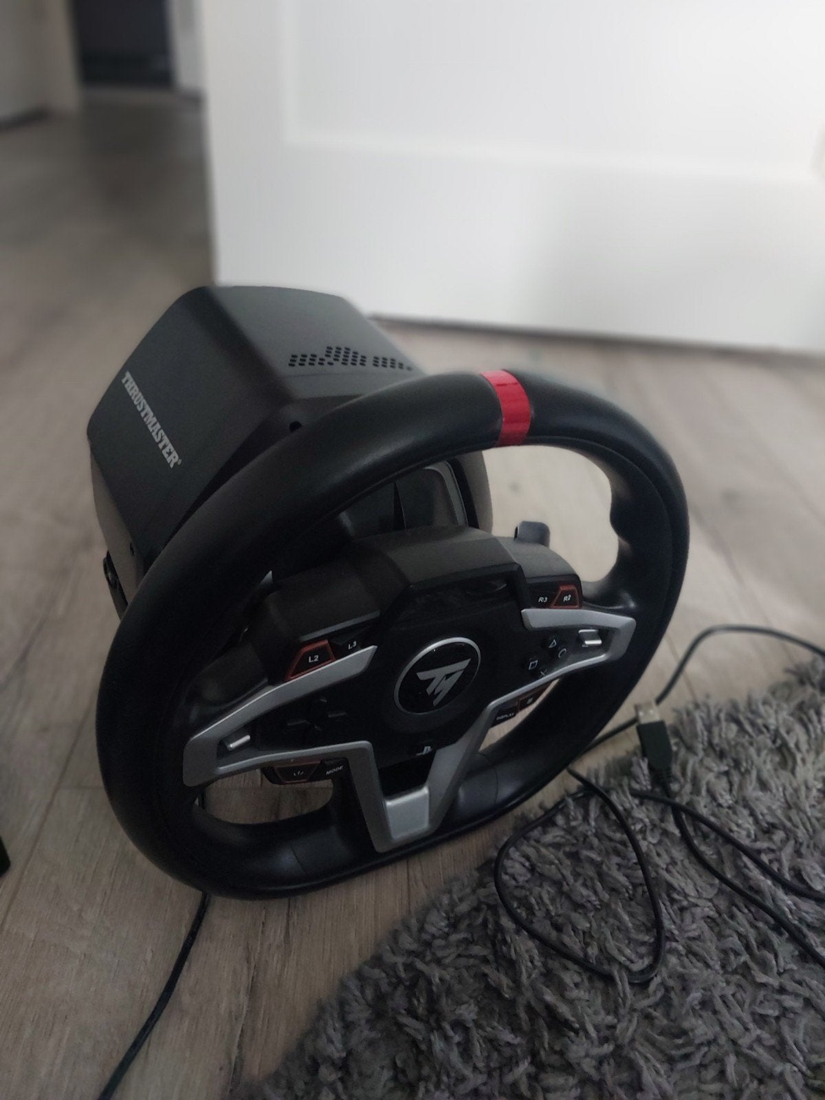 Thrustmaster T248 racestuur met T-LCM pedalen en TH8S shifte, Ophalen, Racestuur, Force feedback, Zo goed als nieuw