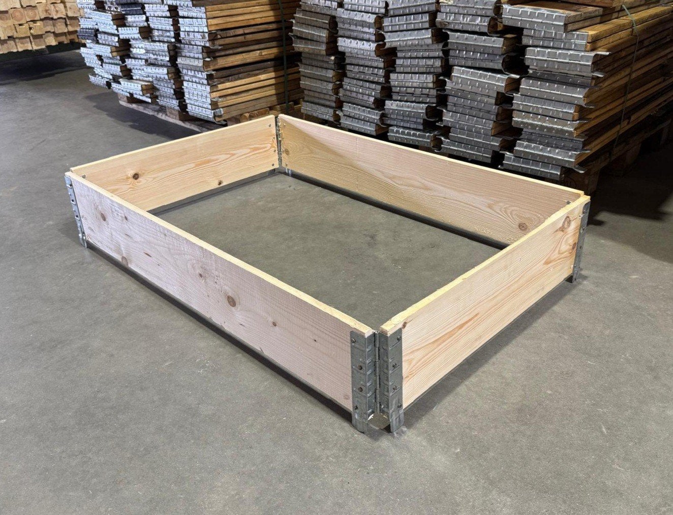 Europallet Opzetranden / Stapelranden 80x120 cm, Ophalen of Verzenden, 50 mm of meer, Pallet, Minder dan 200 cm