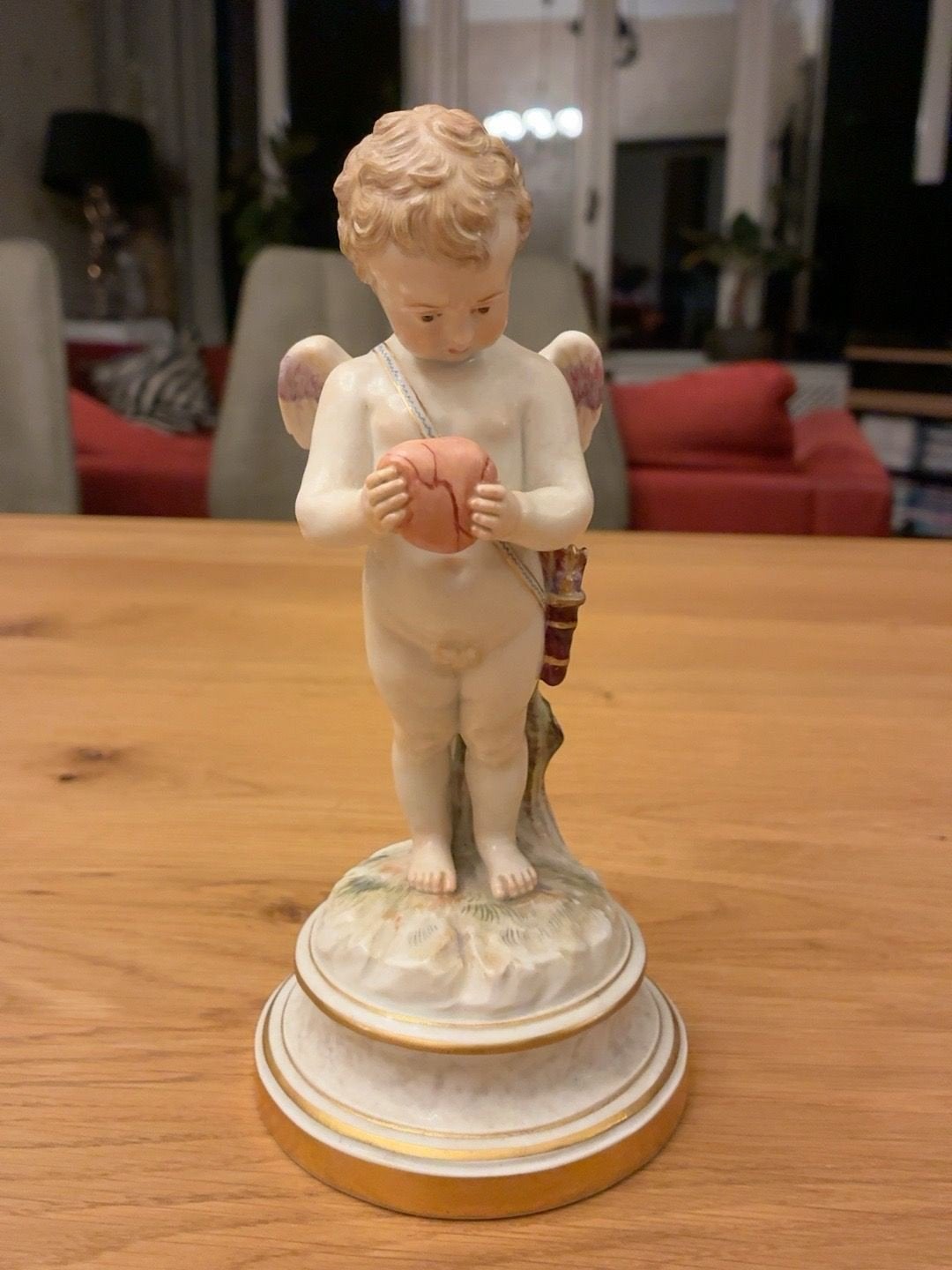 Meissen L116 Amor gebroken hart Heinrich Schwabe ca. 1900, Ophalen of Verzenden