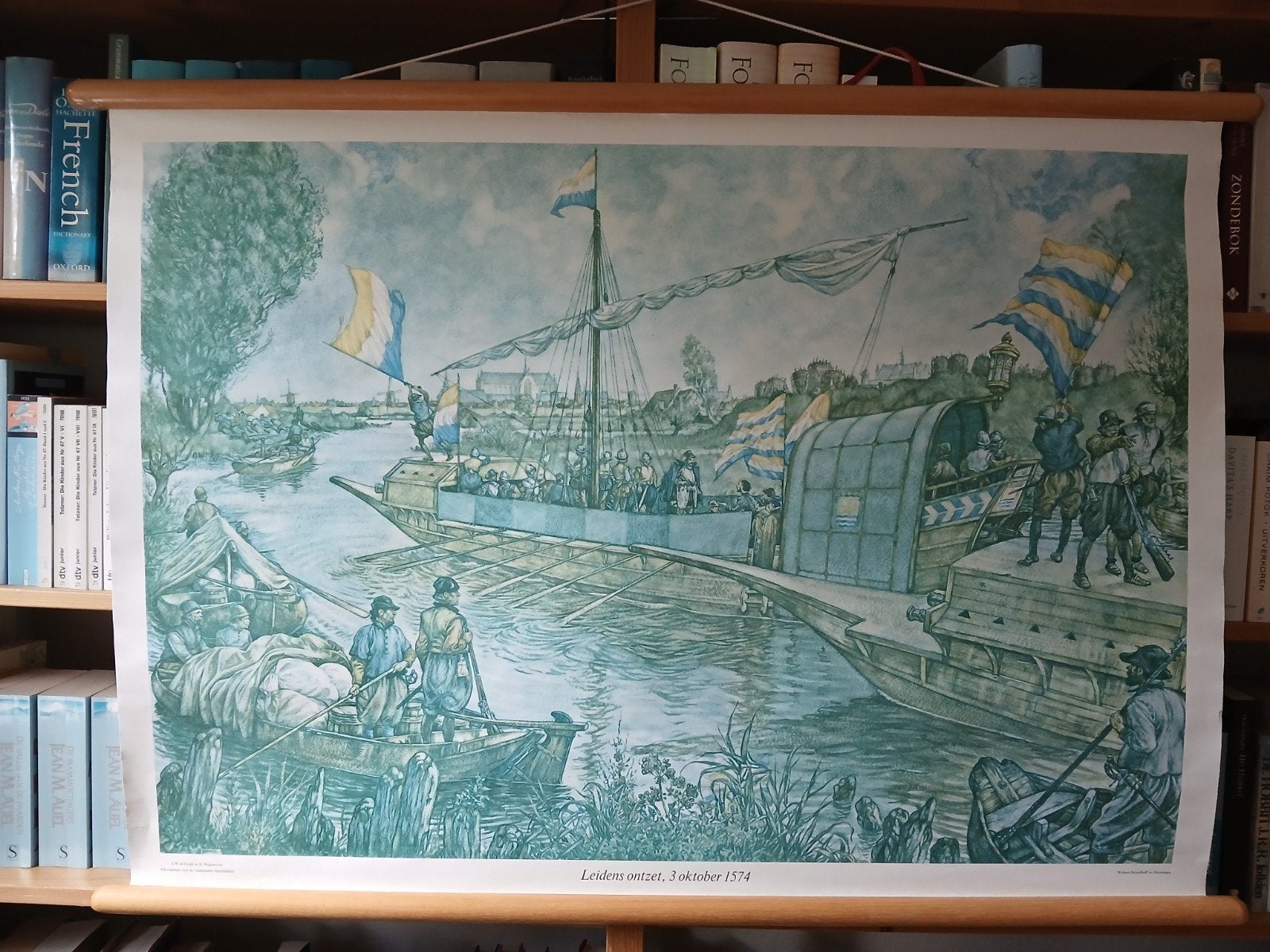 Leidens Ontzet 3 oktober 1574 - schoolplaat, Ophalen of Verzenden, Geschiedenis