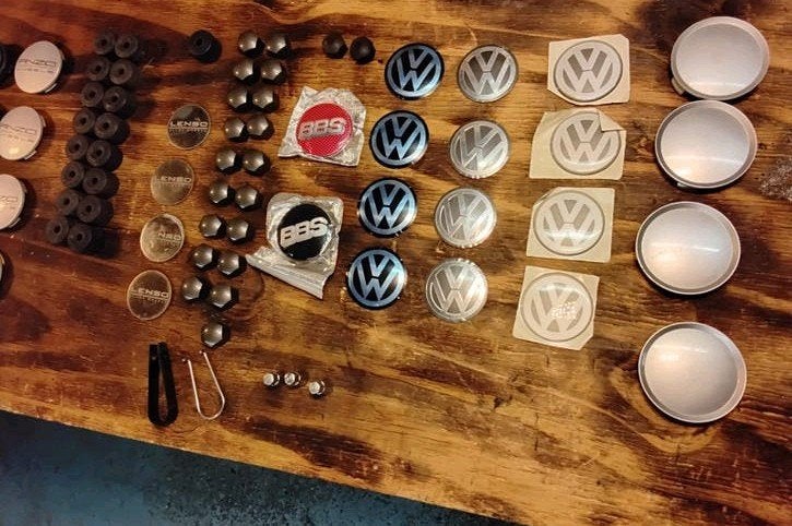 naafstickers, naafkappen, spacers, adapters, wielbouten, bbs, Ophalen, Nieuw, Audi