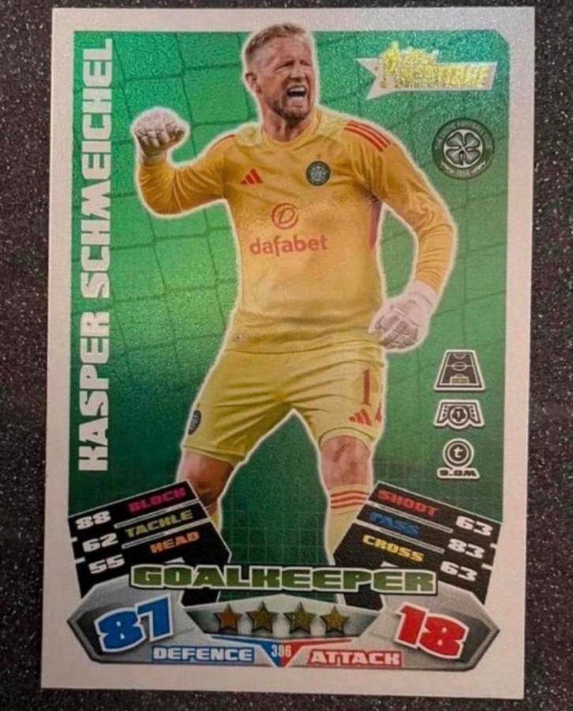 Topps MA 25/26    HERITAGE    SCHMEICHEL    CELTIC FC, Verzenden, Zo goed als nieuw, Plaatje