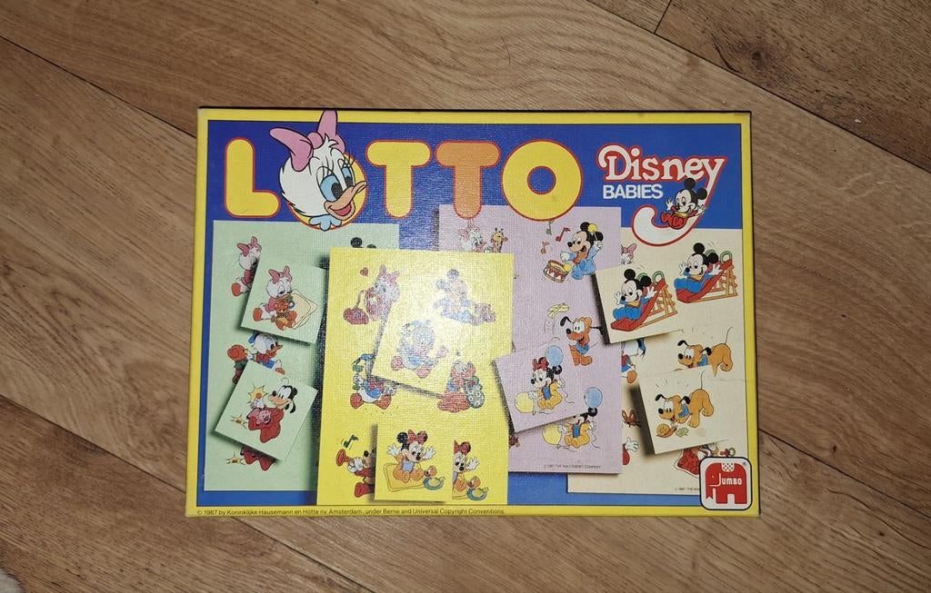 Disney Babies Lotto Spel - Jumbo (1987), Een of twee spelers, Ophalen of Verzenden, Gebruikt, Jumbo