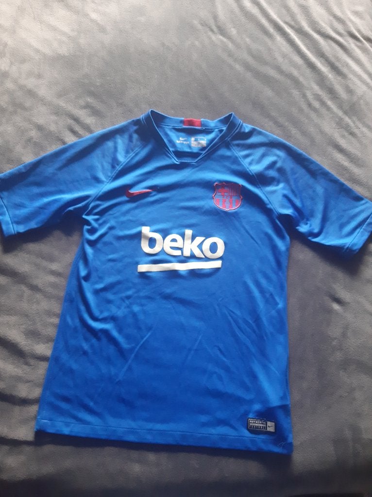 FC Barcelona uitshirt Nike Dri-Fit - Maat L (12-13 jaar), Maat L, Ophalen of Verzenden, Gebruikt, Shirt
