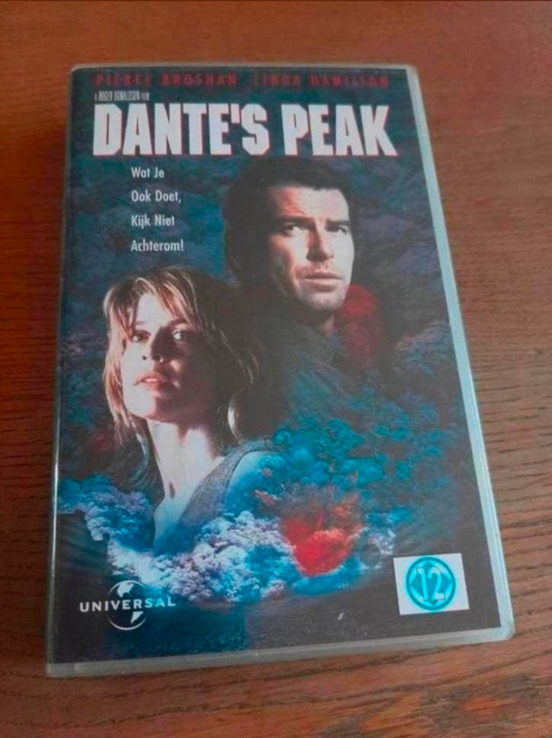 Dante's peak videoband. Linda Hamilton uit Terminator., Cd's en Dvd's, Vanaf 12 jaar, Ophalen of Verzenden, Gebruikt, Actie en Avontuur