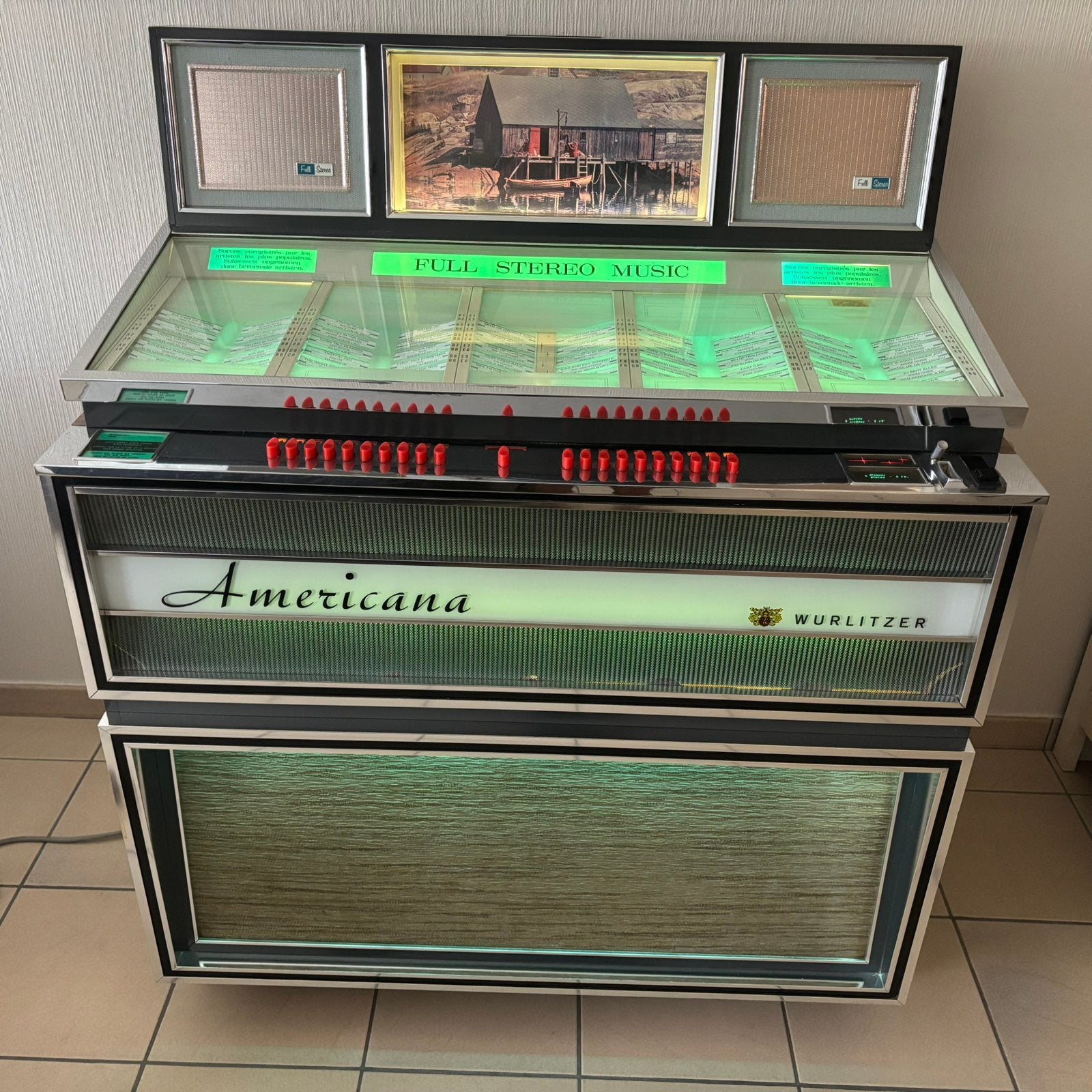 Wurlitzer Americana 3110, Ophalen, Zo goed als nieuw