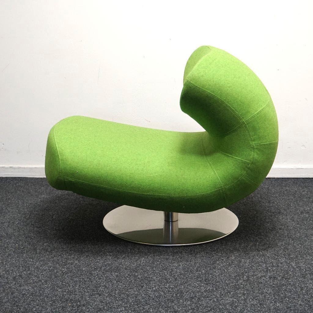 Softline Rio Design Fauteuils | Groen | Design Stoelen, Gebruikt, -, -, 75 tot 100 cm