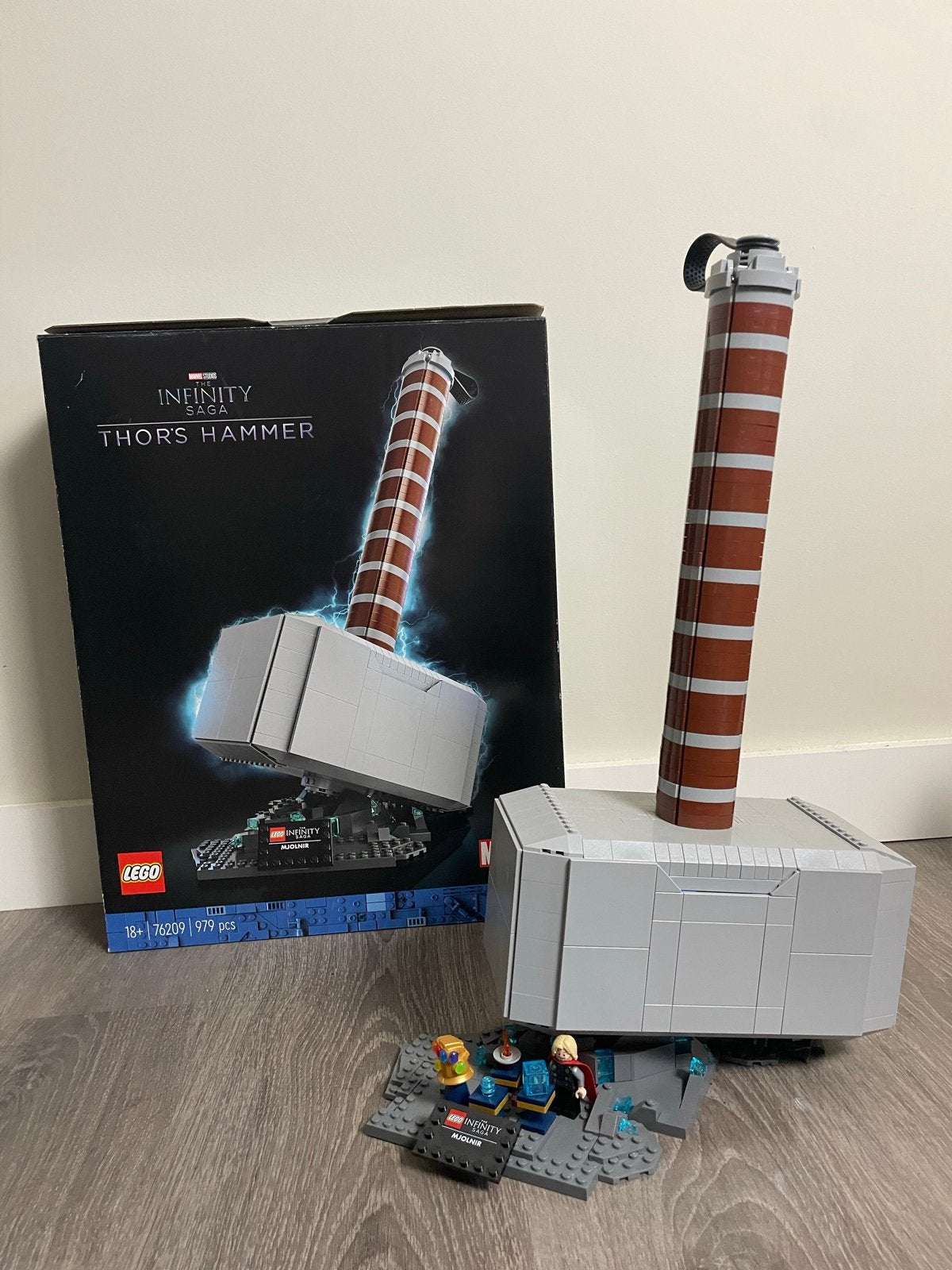 LEGO Marvel Thor's Hamer Mjolnir (76209) - Zo goed als nieuw, Ophalen, Zo goed als nieuw