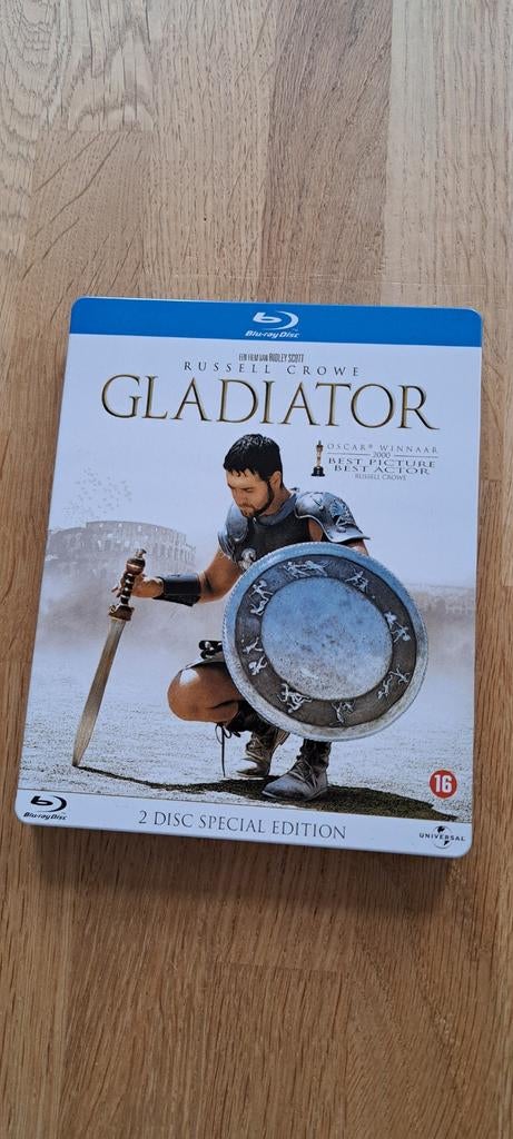 Gladiator - 2 Disc Special Edition Steelbox Blu-ray, Ophalen of Verzenden, Zo goed als nieuw, Actie