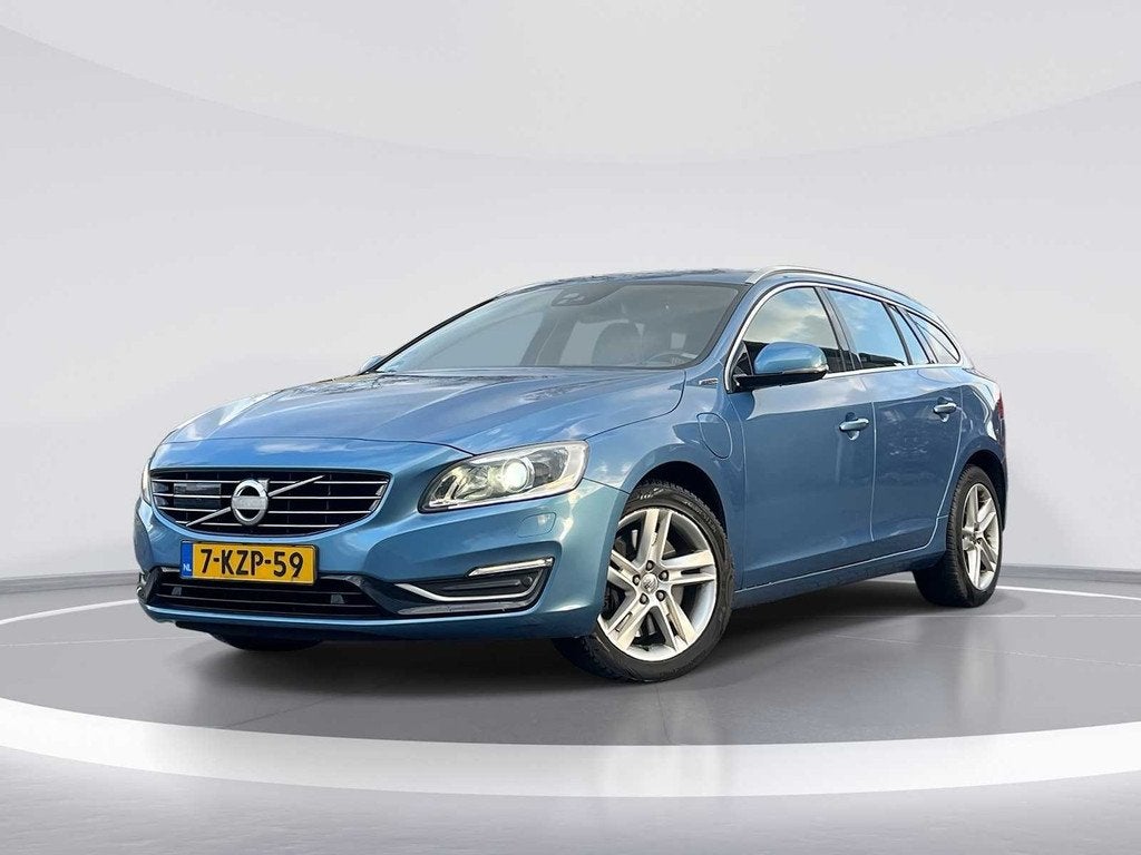 Volvo V60 2.4 D6 AWD Plug-In Hybrid Summum 2013 | 7-KZP-59, Blauw, Overige brandstoffen, 68 pk, Origineel Nederlands
