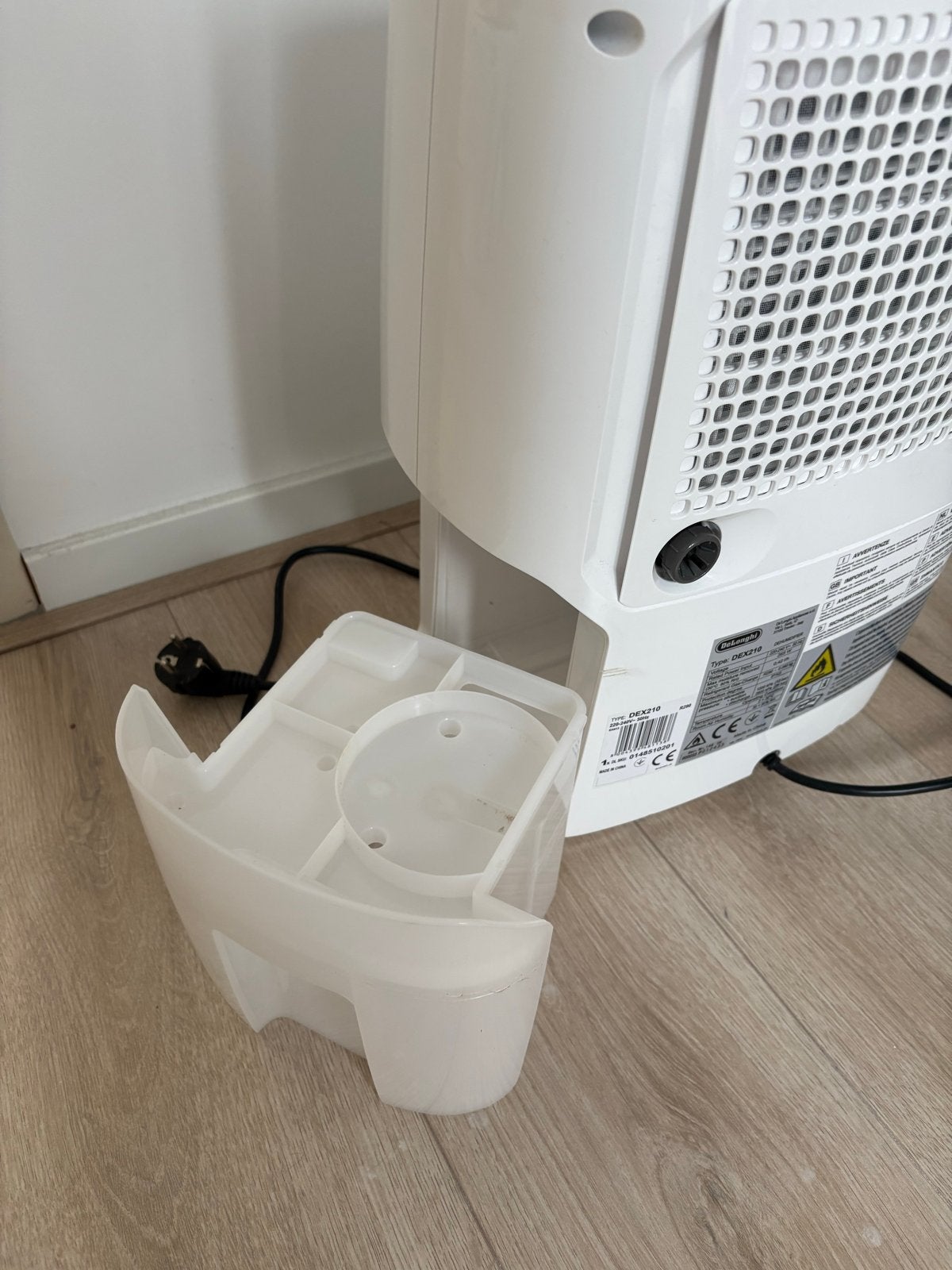 De'Longhi DEX210 Tasciugo AriaDry Luchtontvochtiger, Witgoed en Apparatuur, Luchtbehandelingsapparatuur, Ophalen, Zo goed als nieuw