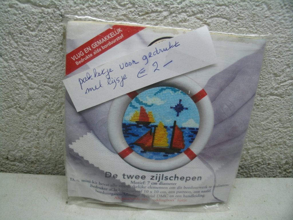 bg 62 pakketje zijl schepen 70 gr 2,00, Ophalen of Verzenden, Nieuw, Borduurpakket