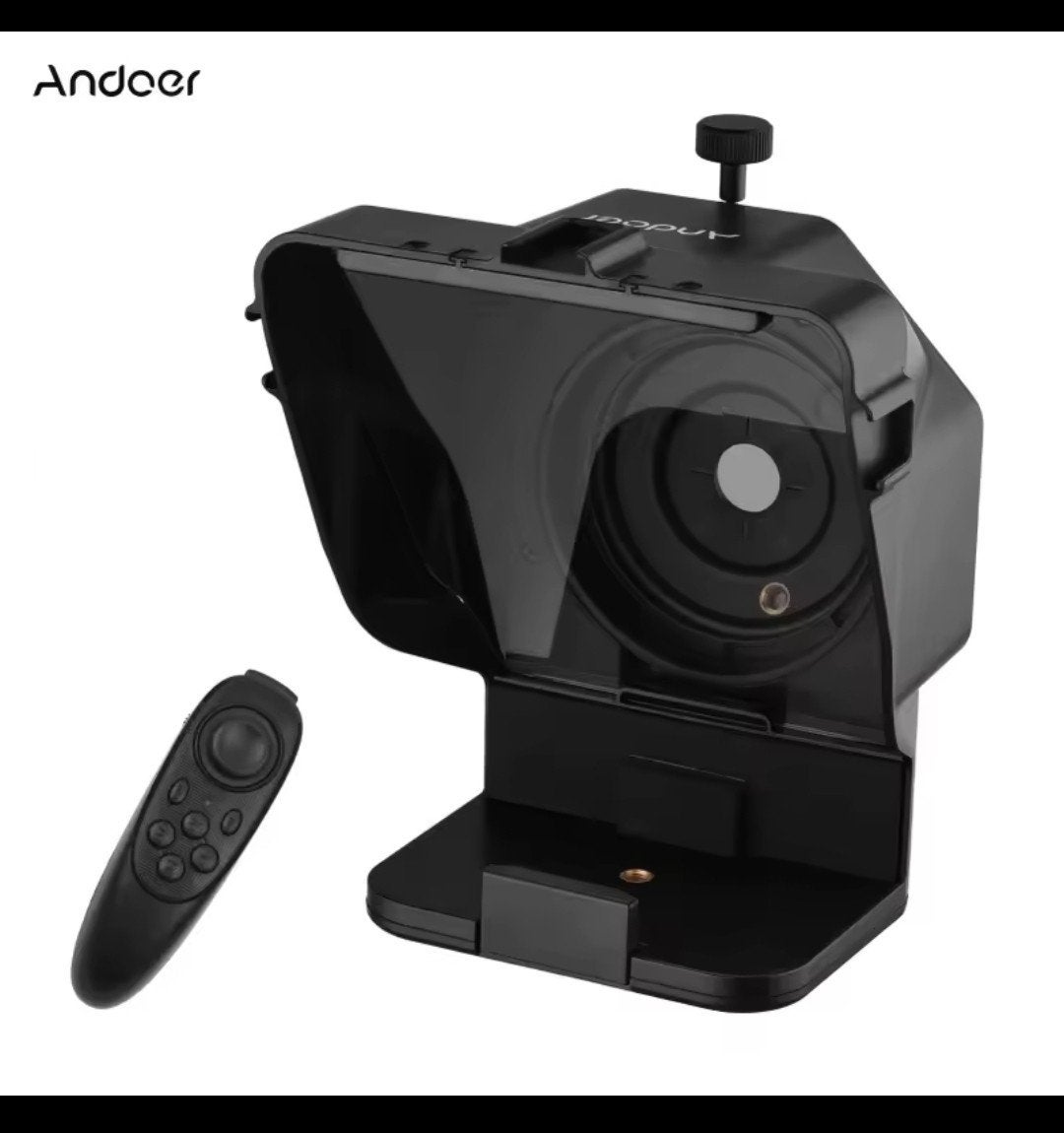 Andoer Teleprompter met Afstandsbediening en Koffer, Audio, Tv en Foto, Ophalen of Verzenden, Zo goed als nieuw