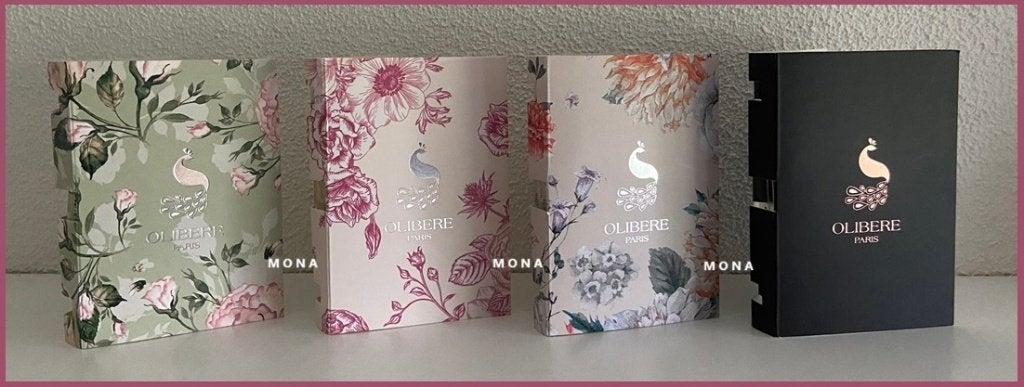 Olibere set 4 niche parfum samples proefjes testers, Verzenden, Nieuw