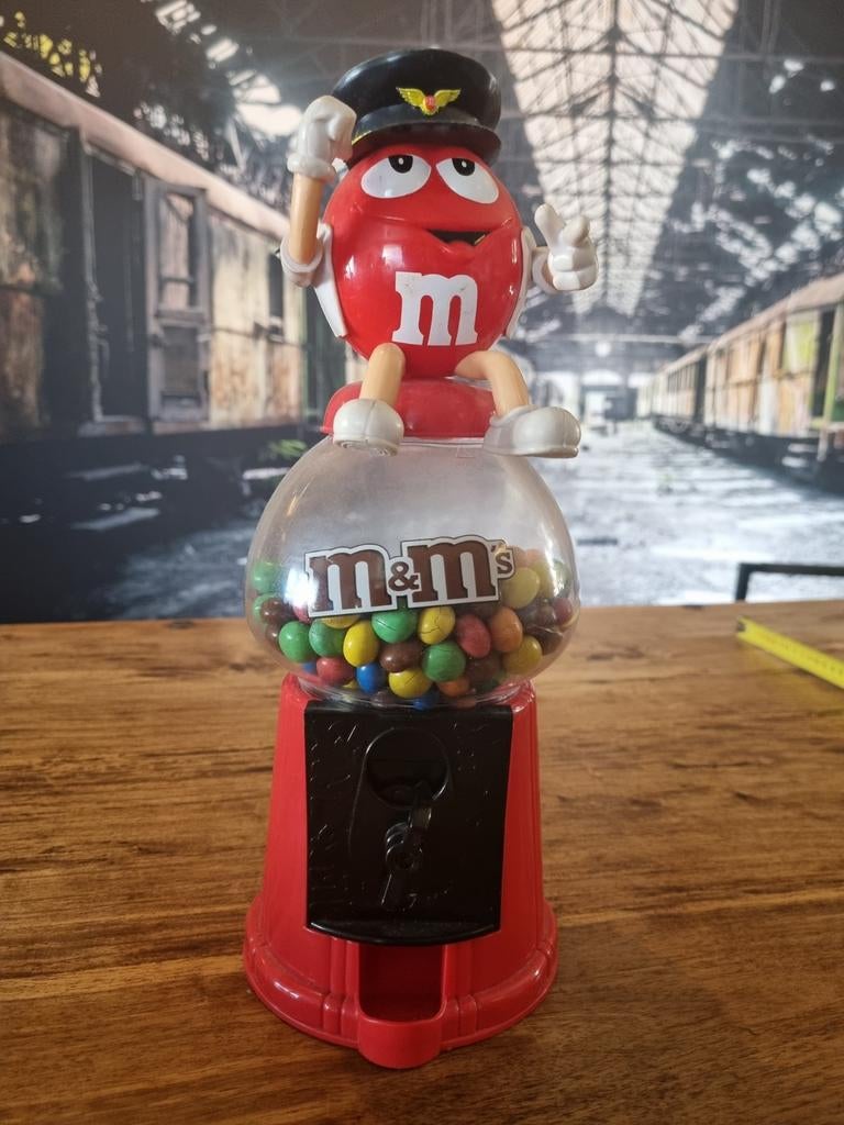 M&M's Dispenser Piloot - Snoepautomaat, Verzamelen, Ophalen of Verzenden, Gebruikt