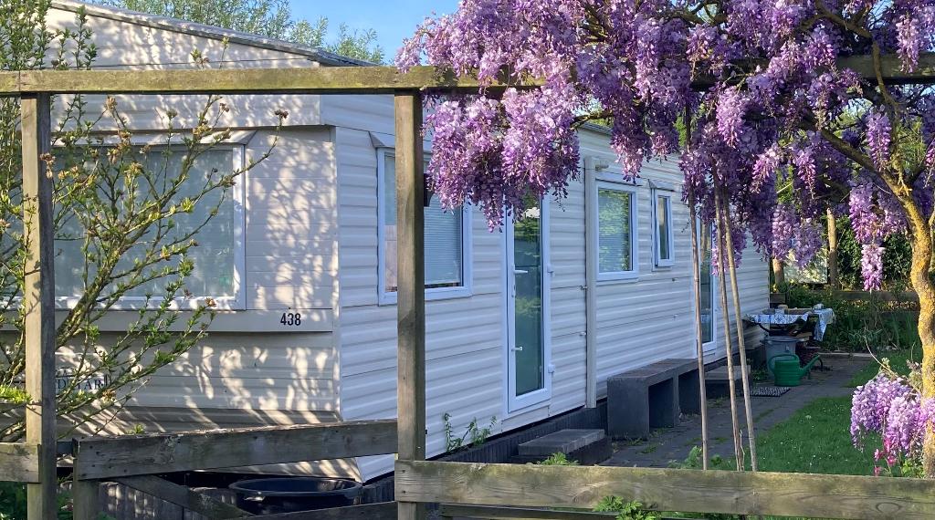 Stacaravan te koop in Rockanje, camping Rondeweibos, Caravans en Kamperen, Stacaravans, Tot en met 3