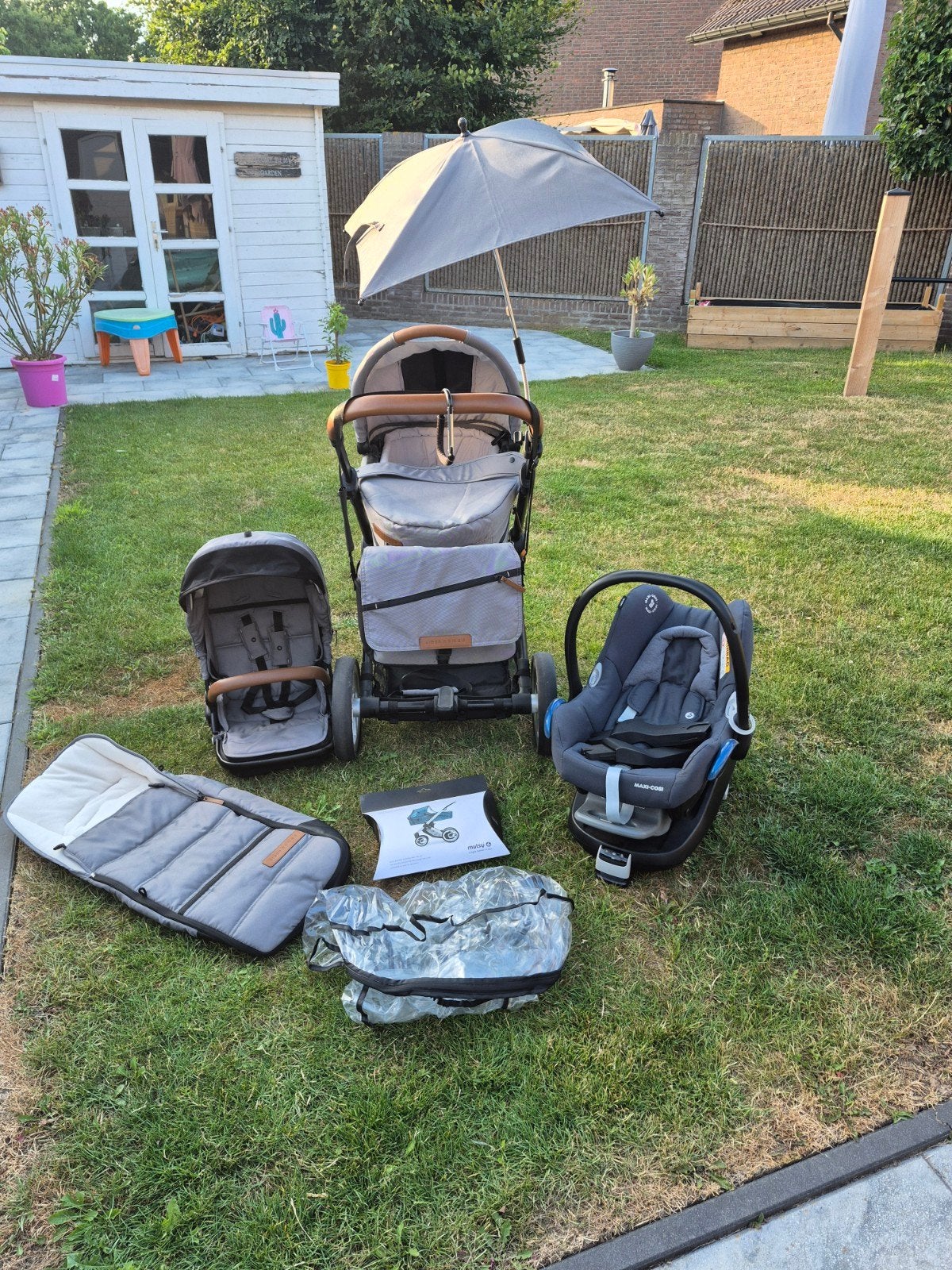 Complete Mutsy Urban Nomad Combiwagen met Maxi-Cosi set, Ophalen, Mutsy