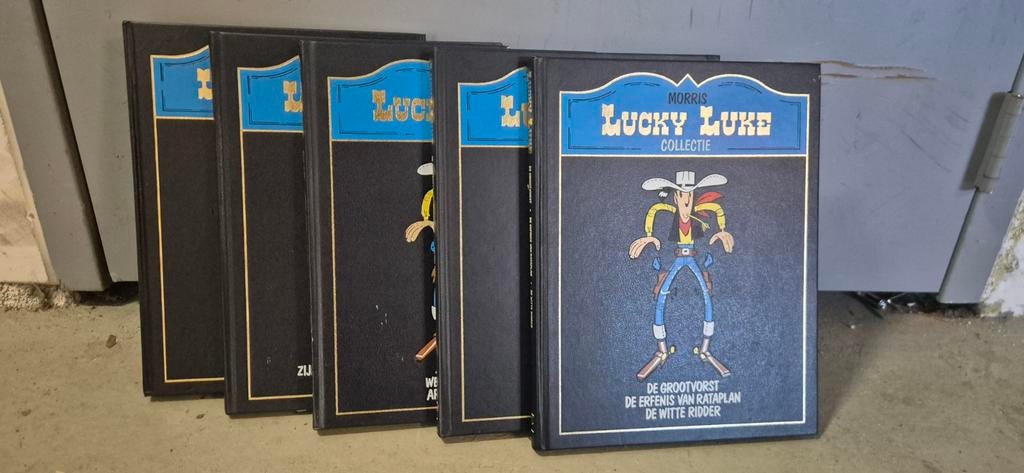 Lucky Luke Collectie - 5 hardcover stripboeken, Meerdere stripboeken, Ophalen of Verzenden, Zo goed als nieuw, Morris