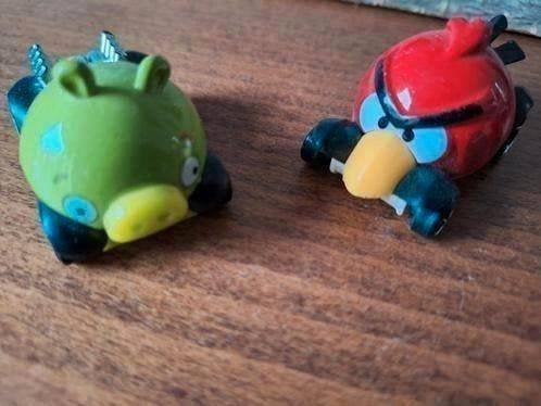 Angry Birds speelgoedauto's - set van 2, Kinderen en Baby's, Speelgoed | Overig, Gebruikt, Jongen of Meisje, Ophalen of Verzenden