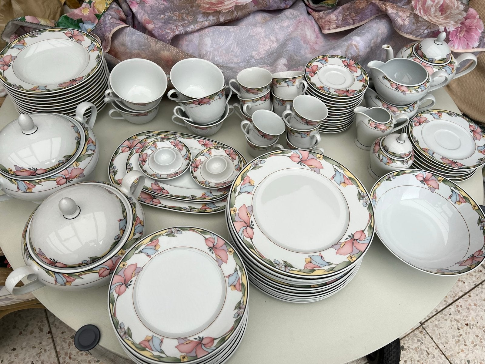 87 delig servies - Antiek - Winterling - Jugendstill, Antiek en Kunst, Antiek | Servies compleet, Ophalen