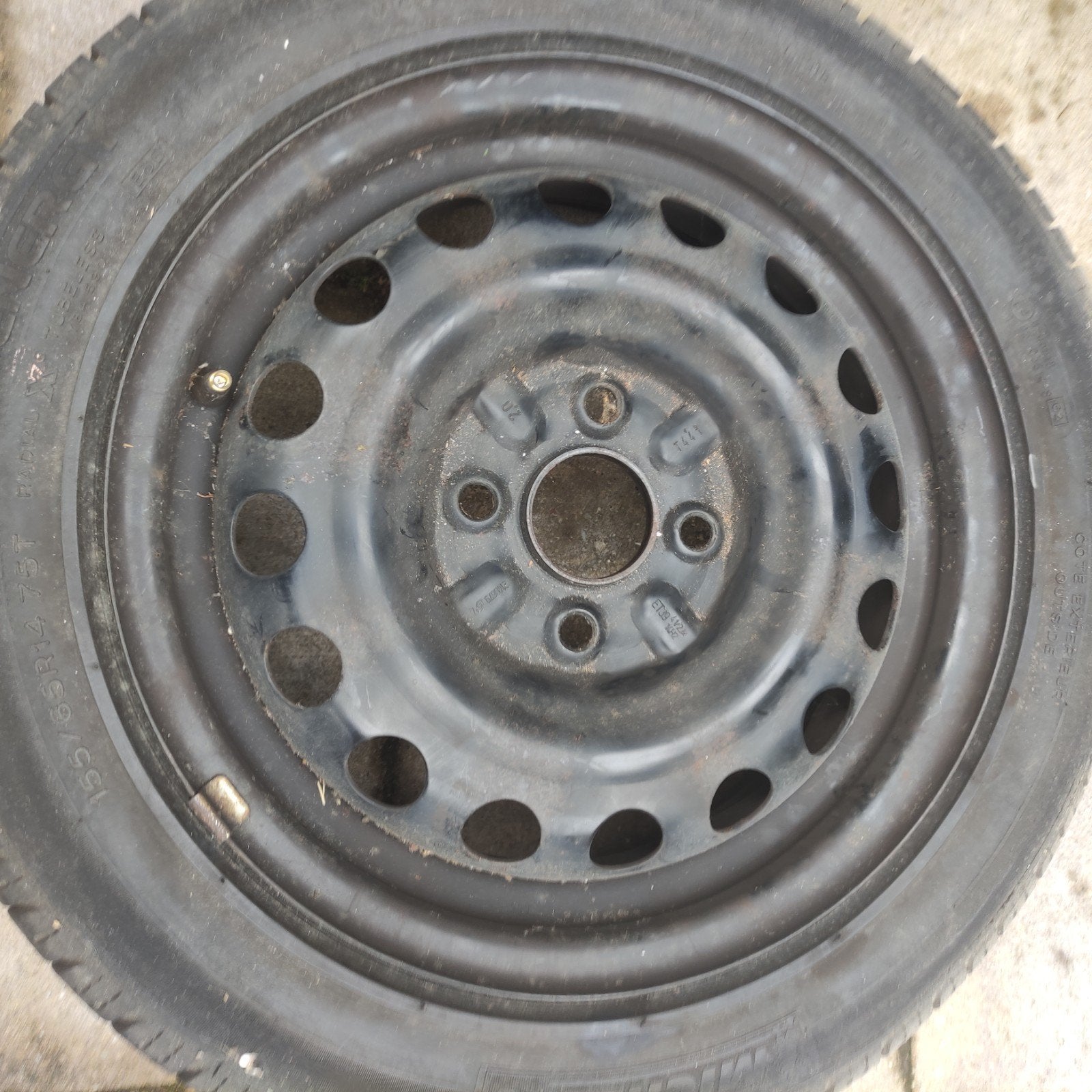 Reservewiel/velg Peugeot 107 Aygo Citroën C1, Ophalen, Gebruikt, Citroën