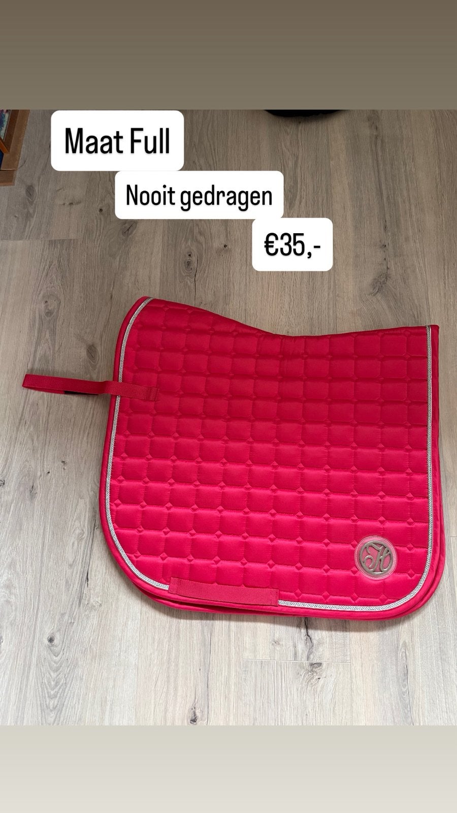 Roze dekje - full, Dieren en Toebehoren, Dressuurdekje, Zo goed als nieuw, Harry's Horse, Roze