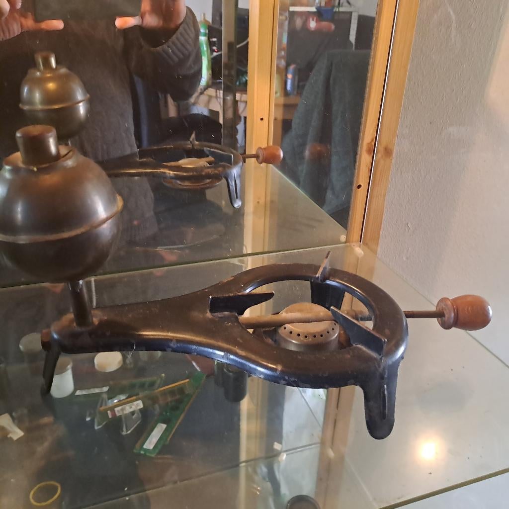Oude kookstel brander 1910, Antiek en Kunst, Ophalen
