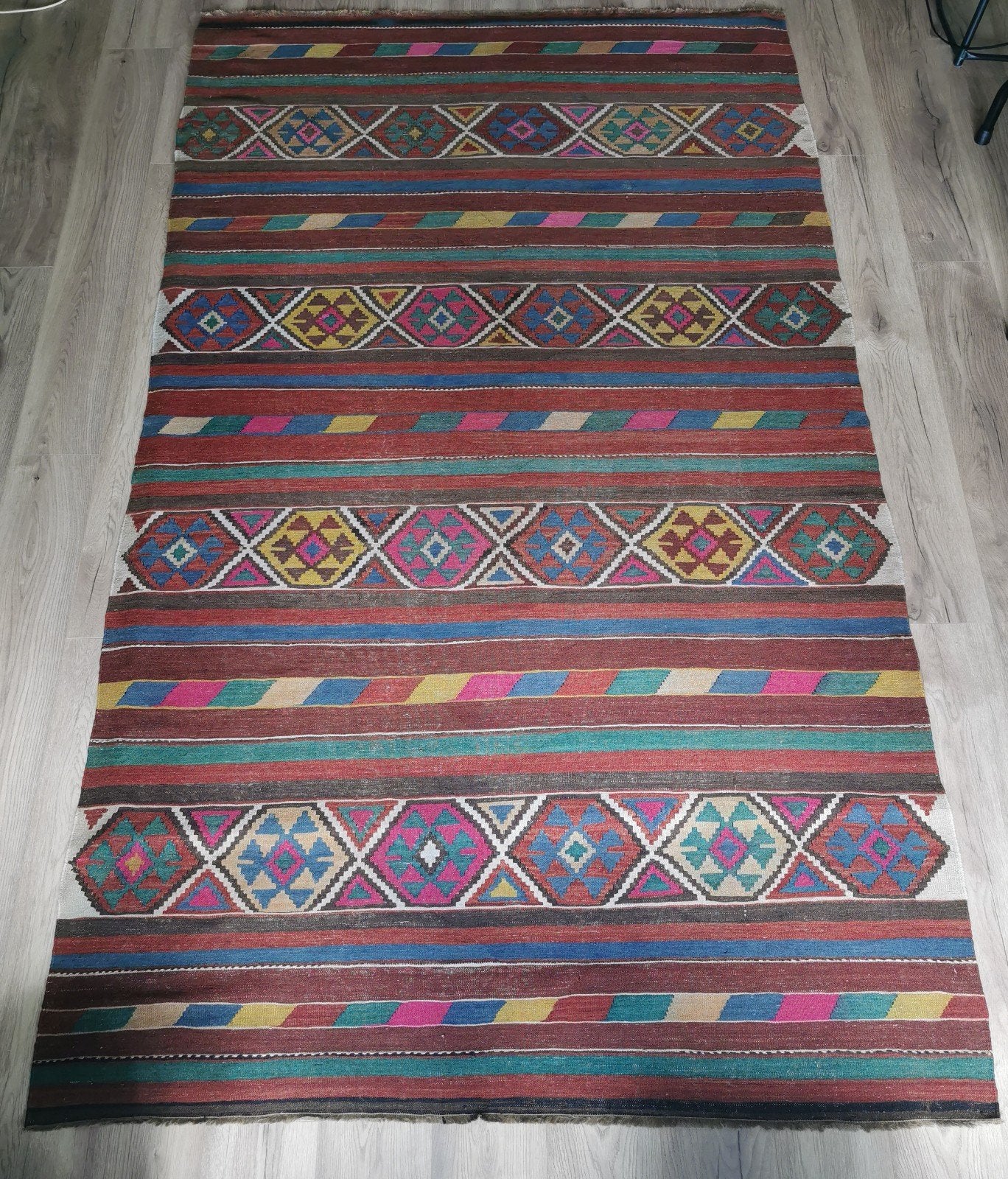 Prachtige Kelim / vloerkleed 168x292cm, Ophalen, Rechthoekig, 200 cm of meer, 150 tot 200 cm