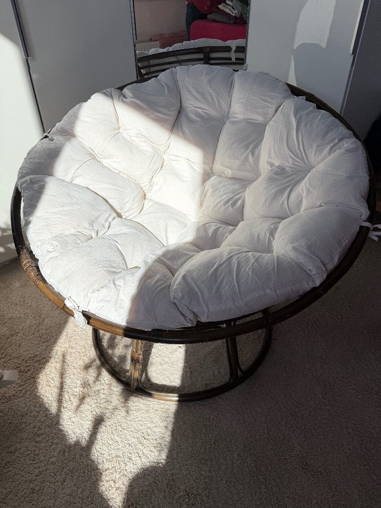 Lounge Fauteuil papasan, Ophalen, Gebruikt, Lounge / relax, 100 tot 125 cm