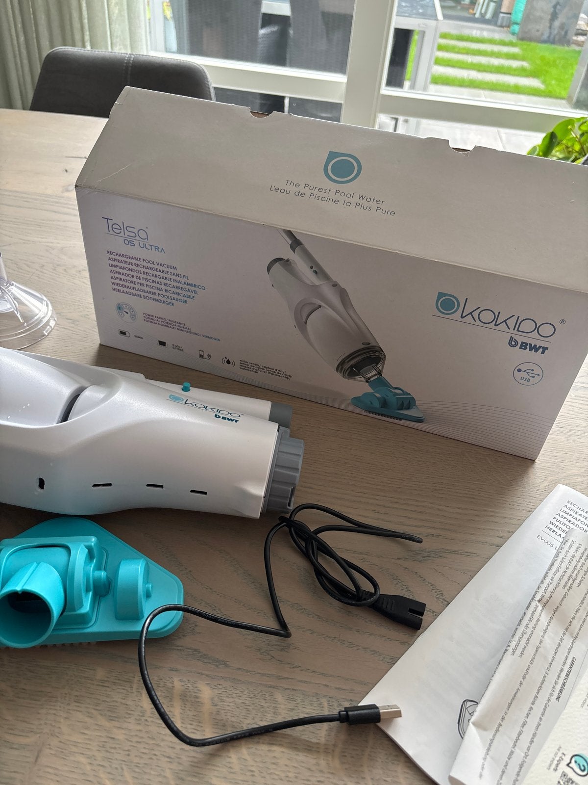 BWT Kokido Telsa 05 Ultra zwembadstofzuiger, Tuin en Terras, Ophalen of Verzenden, Zo goed als nieuw, Overige typen