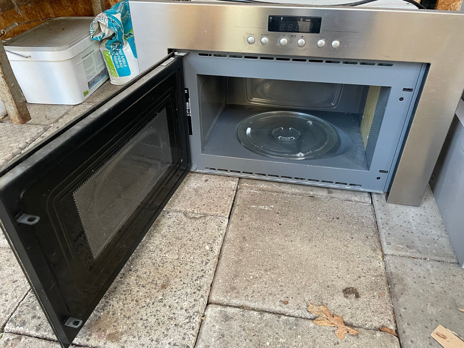 Pelgrim Inbouw magnetron - Zo goed als nieuw, Ophalen, Combimagnetron, 60 cm of meer, Grill