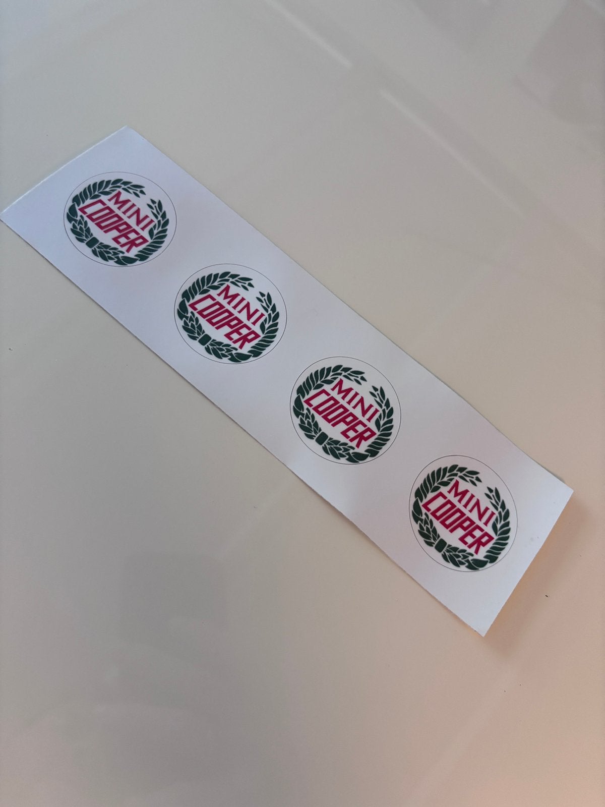Classic Mini Cooper naafstickers voor velgen, Ophalen of Verzenden