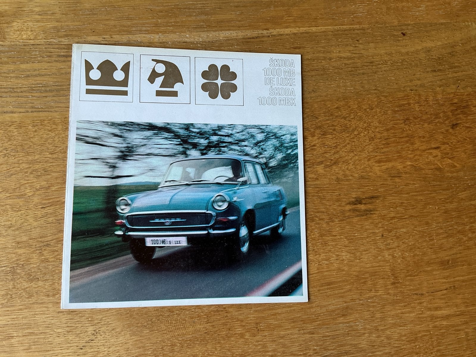 Skoda 1000 MB / 1000 MBX brochure (1968), Ophalen of Verzenden, Zo goed als nieuw, Overige merken