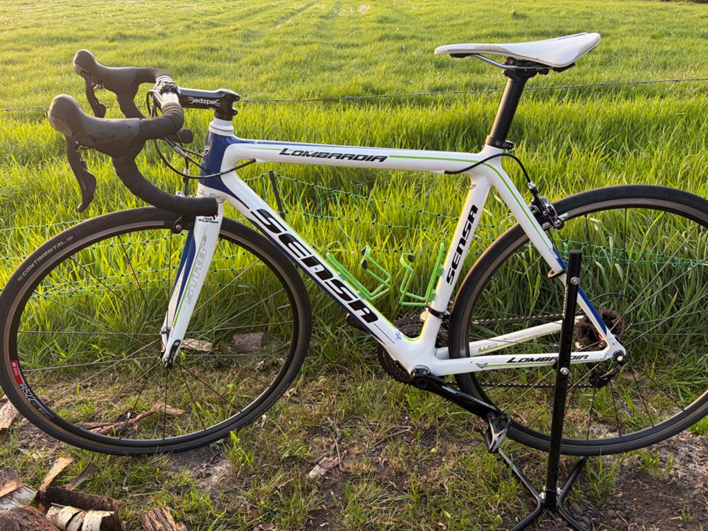Sensa Lombardia racefiets 2007 - Ultegra afmontage, Fietsen en Brommers, Fietsen | Racefietsen, 28 inch, Gebruikt, Carbon, Meer dan 20 versnellingen