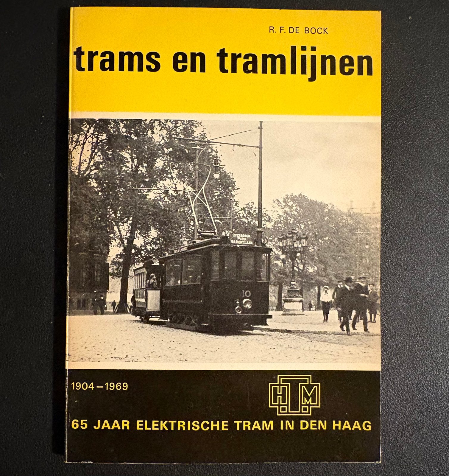 65 jaar elektrische tram in Den Haag (1969), Ophalen of Verzenden, Zo goed als nieuw, Tram, Boek of Tijdschrift