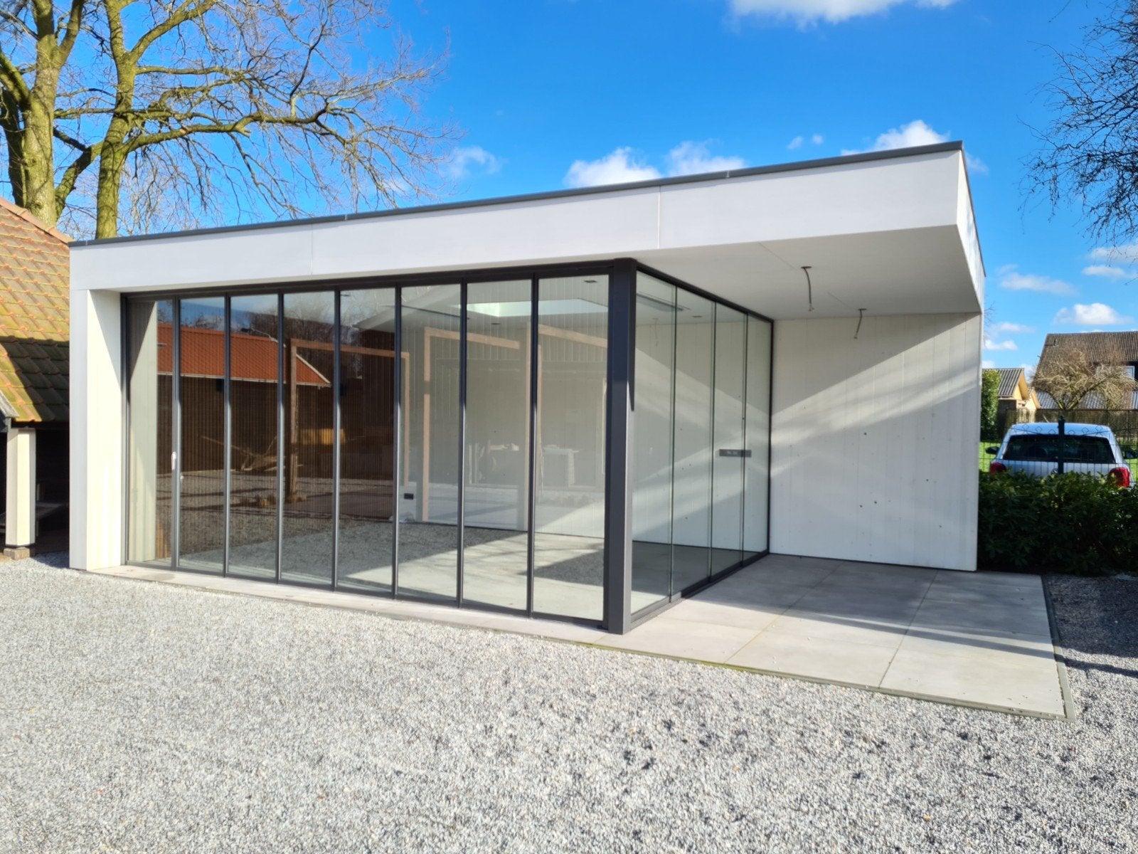 Sunflex SF25 Glazen Schuifwand - 8 Panelen, Ophalen of Verzenden, Gebruikt