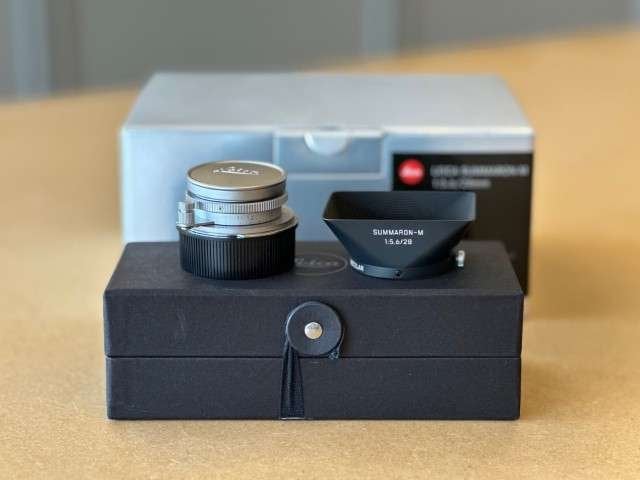 Leica Summaron-M 28mm 5.6 11695 NIEUWSTAAT + 4 jr garantie, Info@leica-welt.com, Zo goed als nieuw, Leica GmbH, Multi-coated