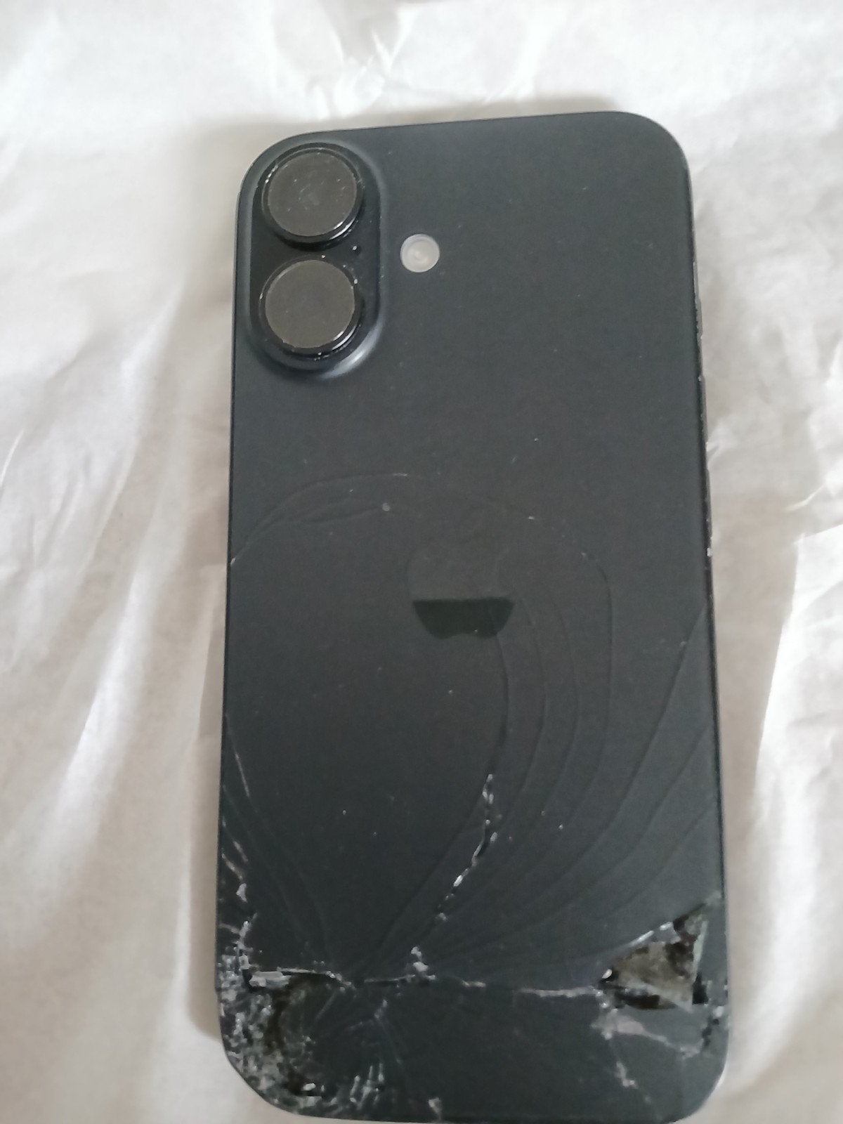 Iphone 16, achterglas & scherm stuk, Telecommunicatie, Mobiele telefoons | Apple iPhone, Nieuw, 128 GB, Zonder abonnement, Zonder simlock