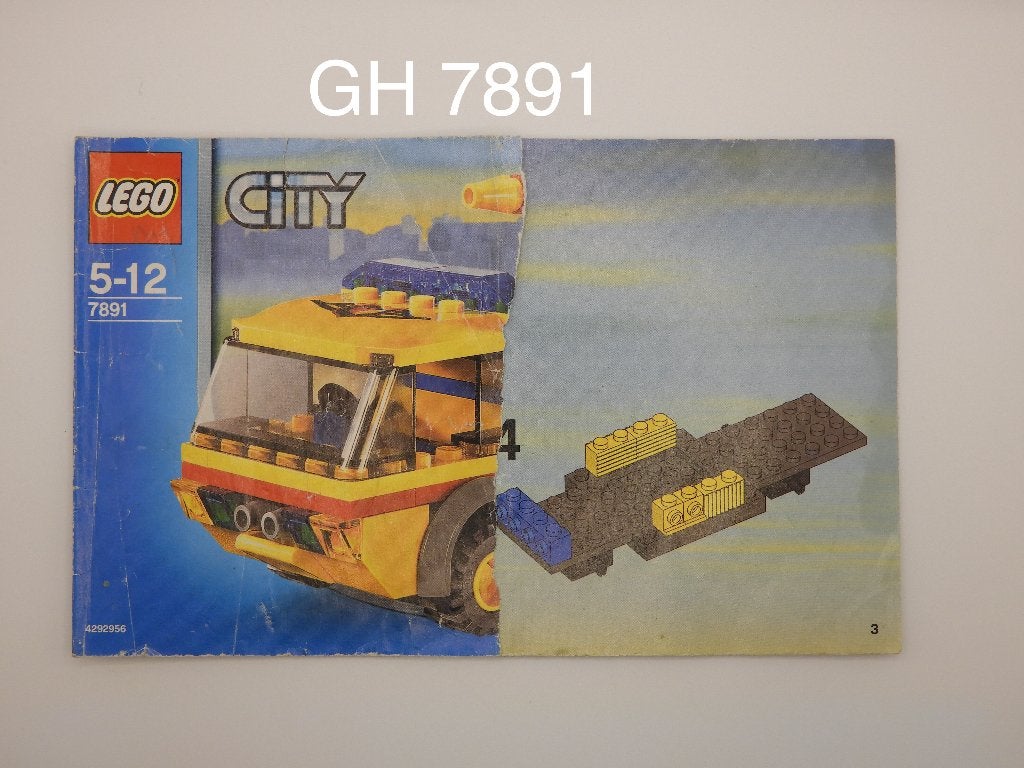 Lego 7891 Airport Fire Truck, Lego, Ophalen of Verzenden, Inclusief instructies, Complete set