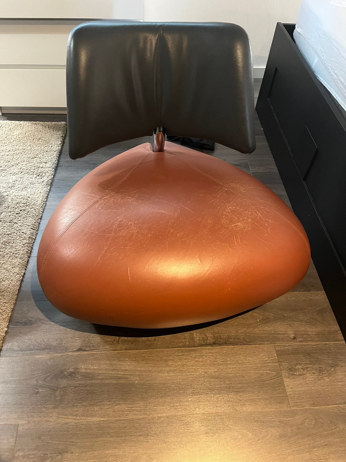 Leolux Pallone, Ophalen, Gebruikt, 75 tot 100 cm, Leer
