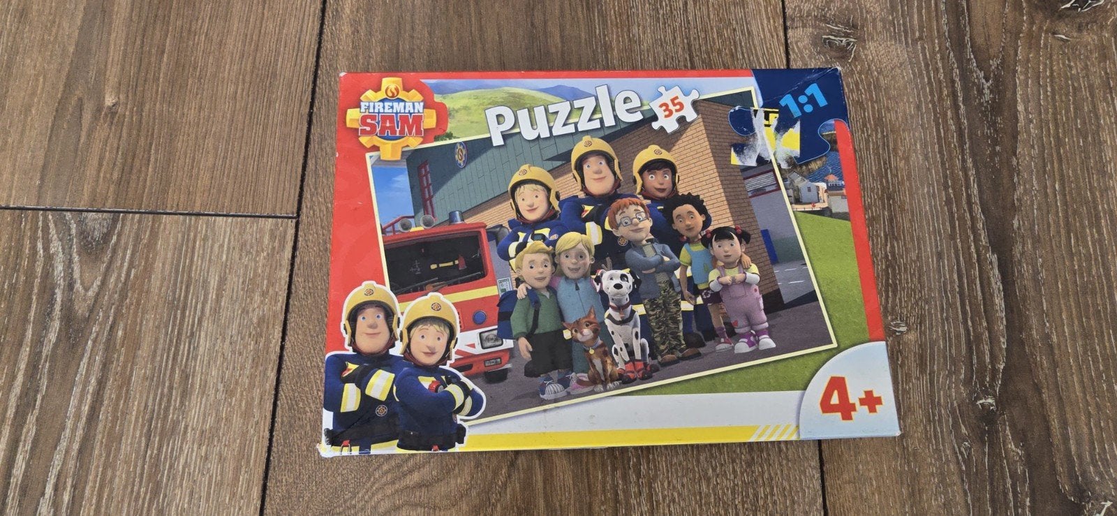 Puzzel brandweerman Sam, Ophalen of Verzenden, 10 tot 50 stukjes, Zo goed als nieuw, 4 tot 6 jaar