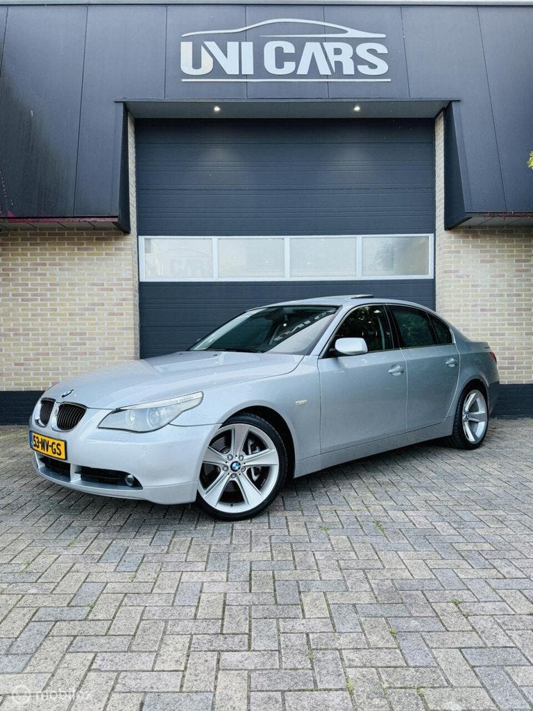 BMW 5-serie 545i high Executive|Leer|Navi|Opendak|STYLE 128, Automaat, Achterwielaandrijving, 8 cilinders, 2000 kg