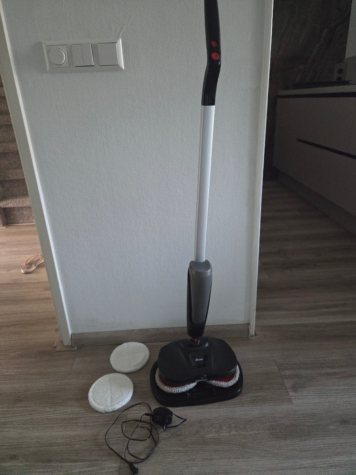 Vileda Loopy Elektrische Dweil - Zo goed als nieuw, Ophalen of Verzenden, Mop of Dweil