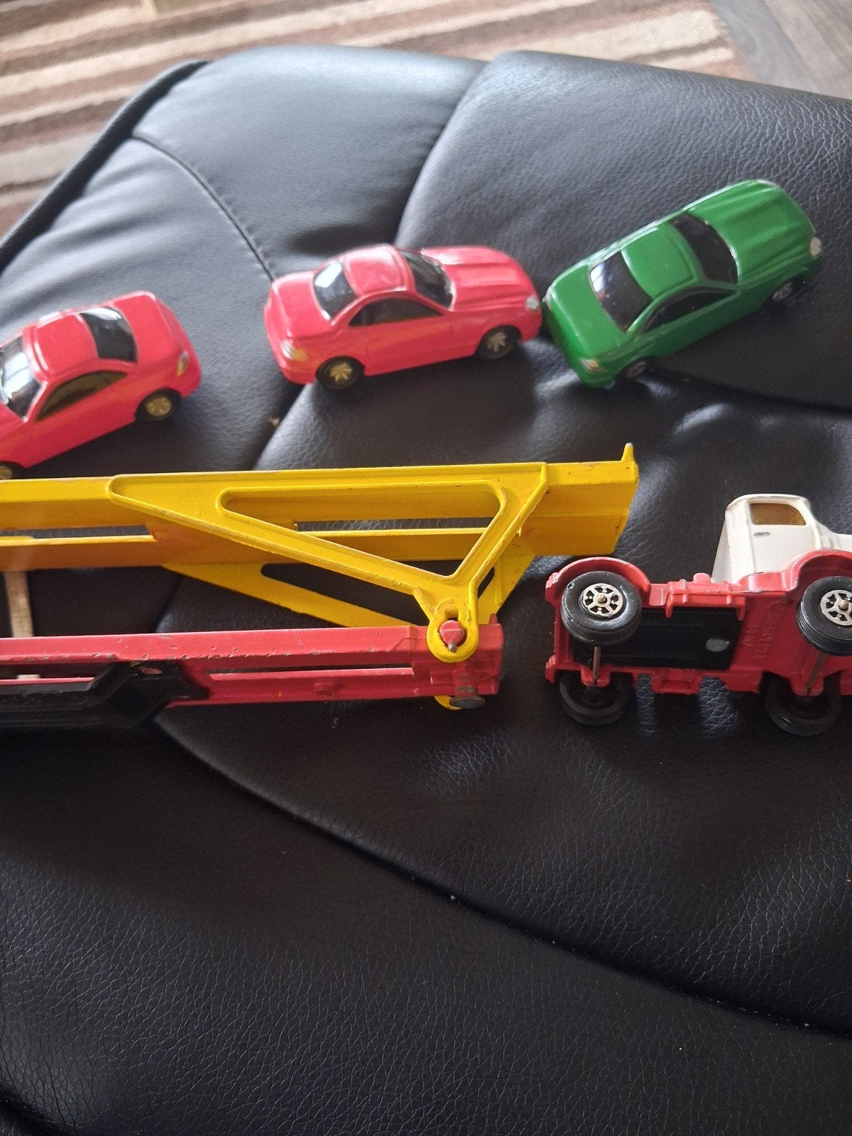 Corgi Juniors Car Transporter met auto's, Ophalen of Verzenden, Gebruikt