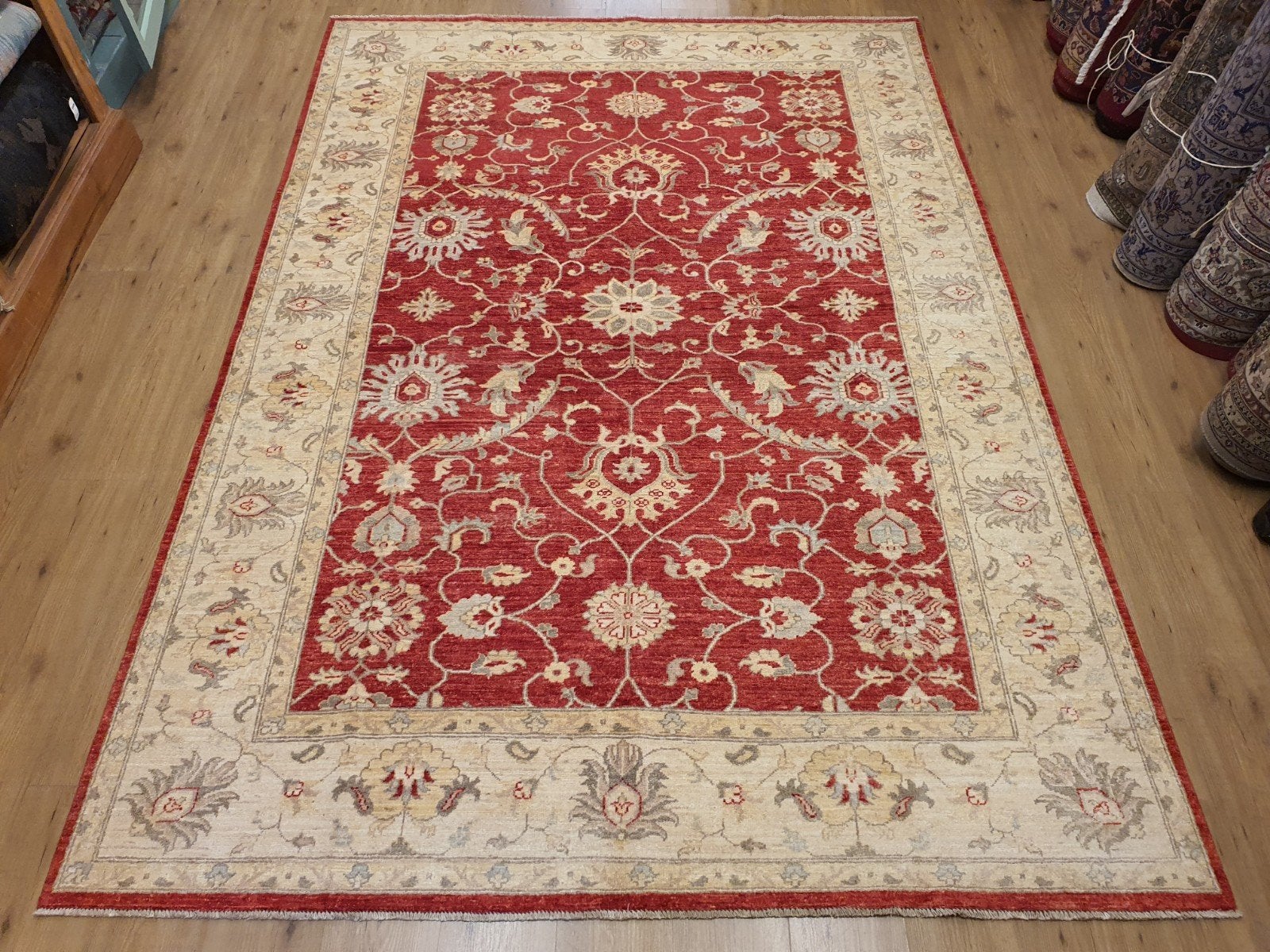Nieuw handgeknoopt oosters tapijt ziegler 290x201