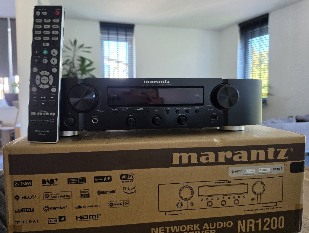 Marantz NR1200 - 2.1 netwerk receiver.(Zwart), Marantz, Ophalen of Verzenden, Zo goed als nieuw, 120 watt of meer