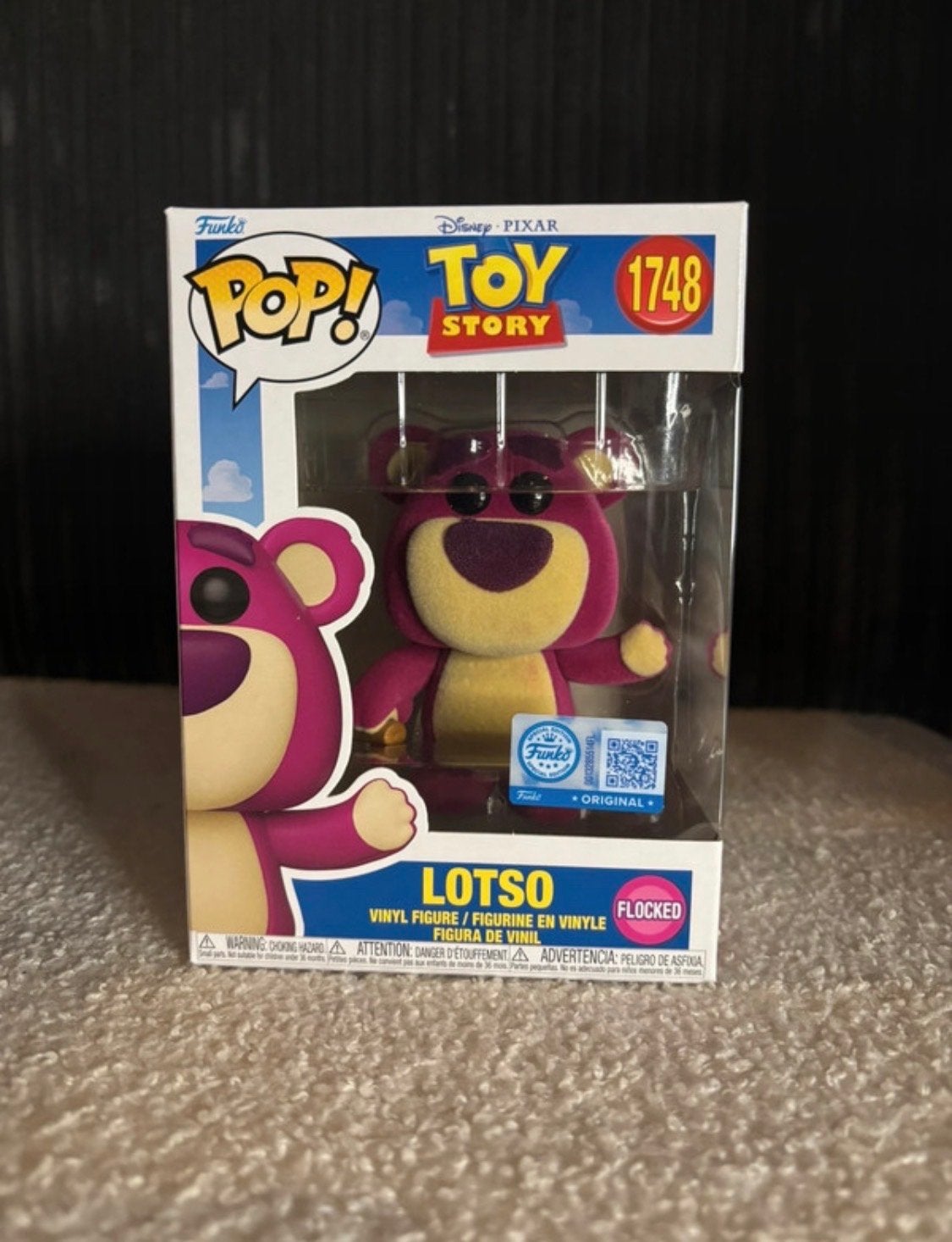 Funko Pop! Disney Pixar Toy Story Lotso Flocked #1748, Nieuw, Ophalen of Verzenden, 2802 Wetmore Avenue, Everett, WA 98201, USA