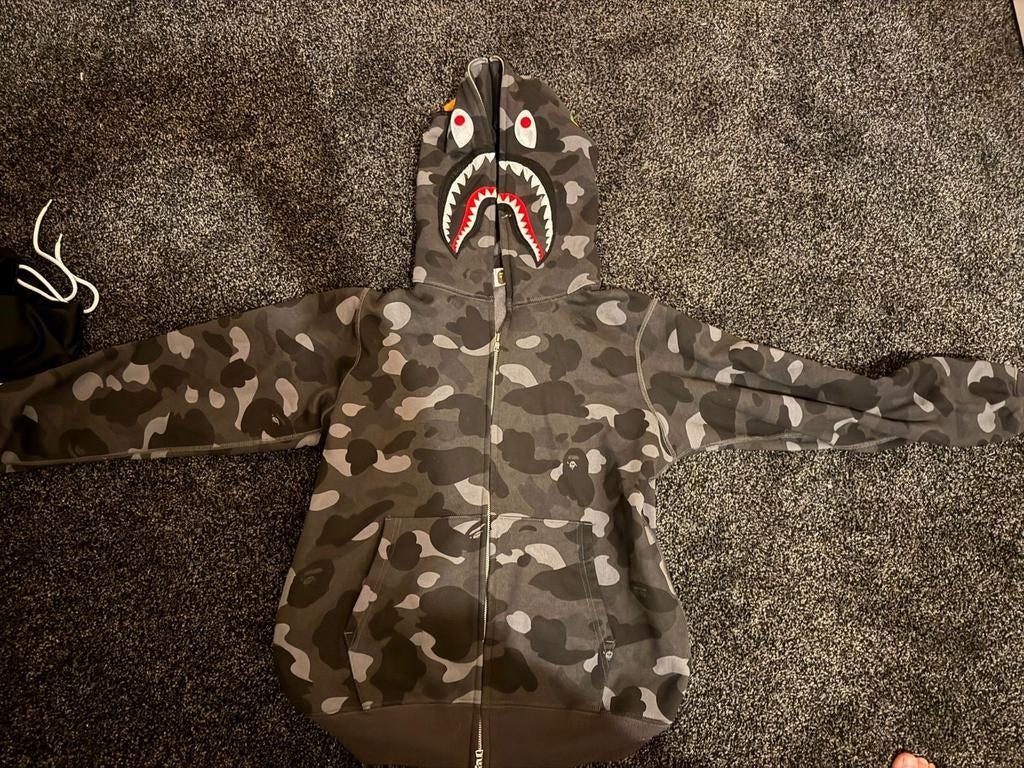 Bape Camo Hoodie Maat S, Ophalen of Verzenden, Gedragen, Bape
