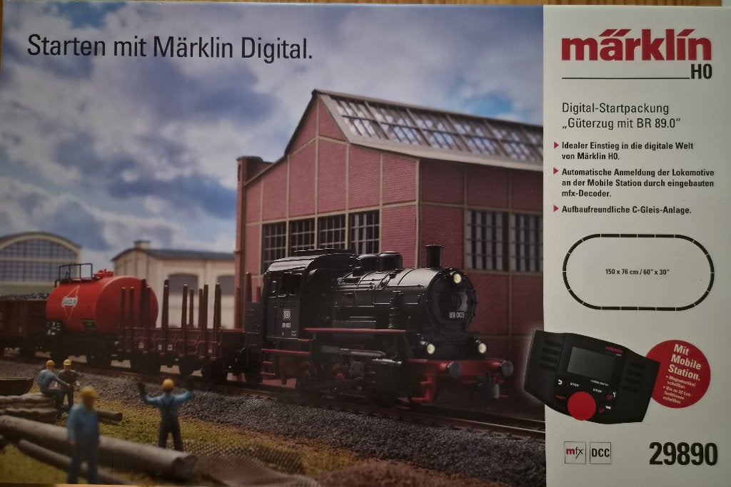 Märklin digitale startset 29890, Ophalen, Wisselstroom, Treinset, Zo goed als nieuw